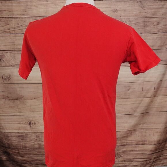 ST LOUIS CARDINALS RALLY SQUIRREL 2011 POSTSEASON MAJESTIC RED TSHIRT SIZE S - Picture 3 of 5